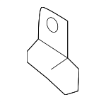 86637K9100 - Body: Lower Bracket for Hyundai: Veloster N Image