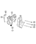 5154354AA - Steering: Steering Gear Bracket for Ram: 2500, 3500 Image