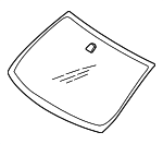 6102B719 - : Windshield for Mitsubishi: Mirage Image