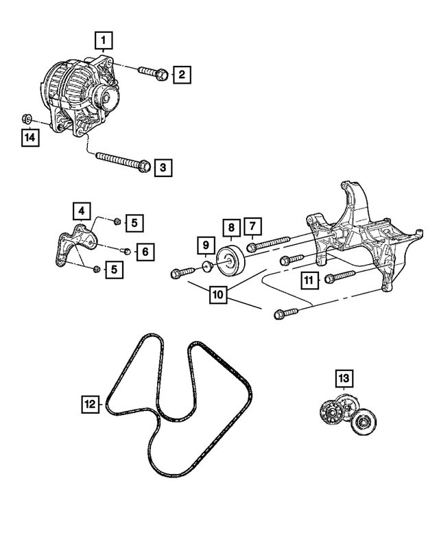 R6029914AG - Electrical: Engine Generator, Remanufactured for Mopar Image image