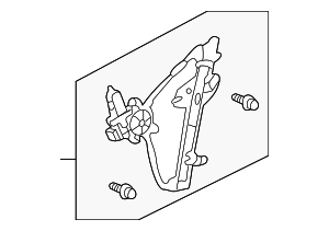 72210SEP305 - : Window Regulator for Acura Image