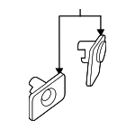 51777488288 - Body: Mount Kit for BMW: X3 Image