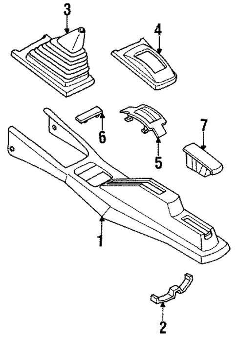 Center for 1991 Nissan NX #0
