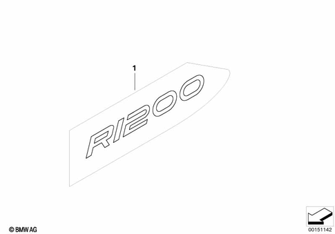 Stickers, Labels, Adhesive Film Strips for 2009 BMW-Motorrad R 1200 GS Adventure #0