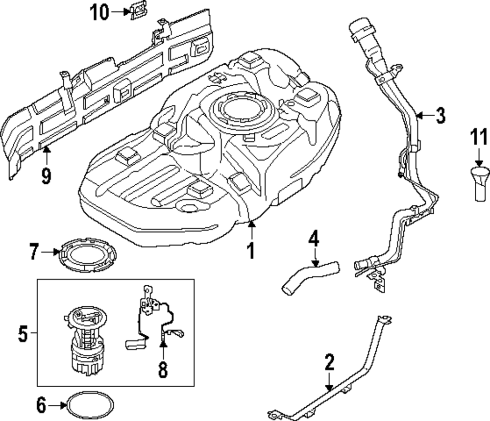 ぱどぅん様 2017-2024 Nissan Armada Fuel Pump 17040-3ZD0C | Parts for