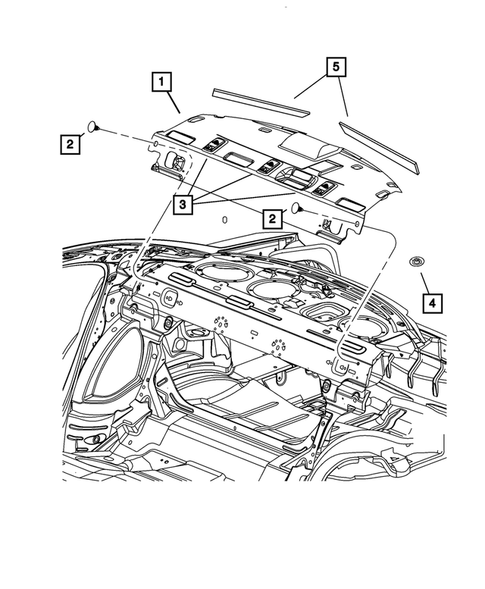 Headliners-Visors-Assist Straps for 2011 Dodge Charger #1