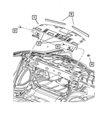 1LM50DX9AP - Interior Trim: Rear Shelf Panel for Mopar Image