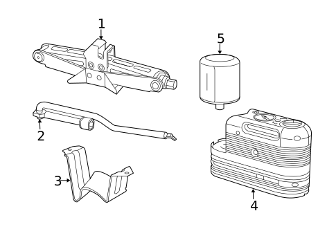 Jack & Components for 2019 Fiat 500L #0