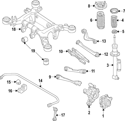 Rear Suspension for 2024 BMW 530i #6