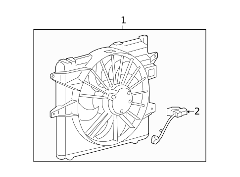 Cooling Fan, Clutch & Motor for 2012 Ford Mustang #0