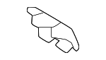 86257SJ000 - Body: Auxiliary Jack Cap for Subaru Image image