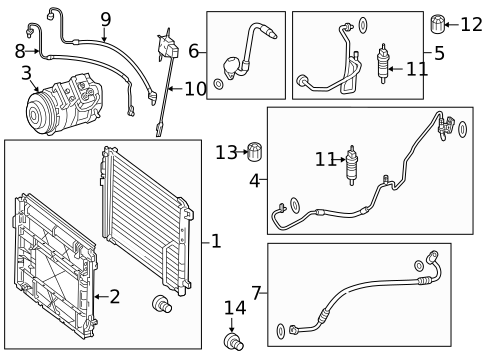 A/C Condenser & Evaporator for 2013 Mercedes-Benz E63 AMG #0