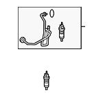 2128302916 - HVAC: AC Hose for Mercedes-Benz Image