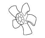 19020RJAJ01 - Cooling System: Fan Blade for Acura Image
