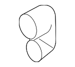 12843637 - : Headlight Grommet for Saab: 9-3, 9-3X Image