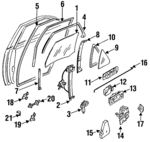 8221550J00 - : Lower Channel for Infiniti Image