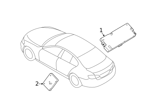 Antenna & Radio for 2016 BMW M5 #1