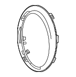 2548882500 - Body: Grille Cover for Mercedes-Benz Image