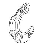 34116775265 - Brakes: Splash Shield for BMW: 528i, 528i xDrive, 530i, 535d, 535d xDrive, 535i, 535i GT, 535i GT xDrive, 535i xDrive, 540i, 550i, 550i GT, 550i GT xDrive, 550i xDrive, 640i, 640i Gran Coupe, 640i xDrive, 640i xDrive Gran Coupe, 650i, 650i Gran Coupe, 650i xDrive, 650i xDrive Gran Coupe, 740i, 740Ld xDrive, 740Li, 740Li xDrive, 750i, 750Li, 760Li, ActiveHybrid 5, ActiveHybrid 7, M5, M6, M6 Gran Coupe Image