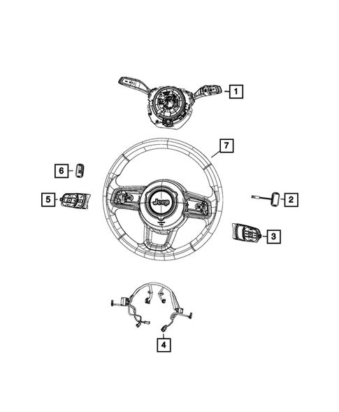 Switches for 2020 Jeep Wrangler #1