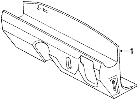 Interior Trim - Pillars for 1987 Dodge Daytona #0