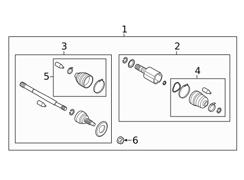 Drive Axles for 2019 Subaru Crosstrek #0