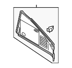 8J8863880A87A - Body: Side Trim Panel for Audi: TT, TT Quattro, TT RS Quattro, TTS Quattro Image