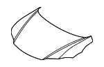 66400CU000 - : Hood for Hyundai Image