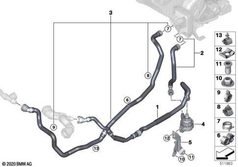Water Pump, Valve, Hoses for 2026 BMW M4 Competition #0