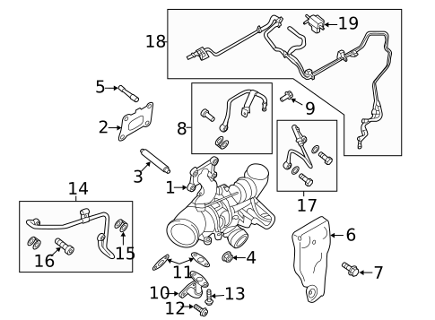 Turbocharger, Supercharger & Ram Air for 2016 Ford Escape #0