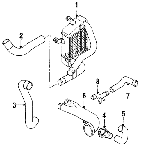 Intercooler for 1991 Dodge Stealth #0