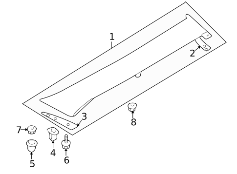 Spoiler for 2006 Mitsubishi Lancer #0