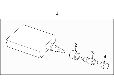Tire Pressure Monitor Components for 2010 Mitsubishi Eclipse #0