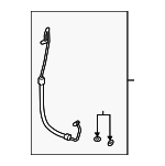 97762P2500 - HVAC: A/C Refrigerant Discharge Hose for Hyundai Image