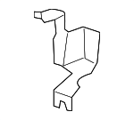 LR032384 - Emission System: 2012-2015 Land Rover - Ft Oxygen Sensor Heat Shield for Land Rover: LR2, Range Rover Sport Image