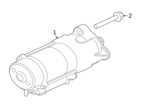 Starter for 2019 Jaguar XE #1