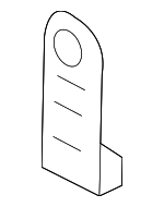 86635C2700 - Body: Impact Bar Lower Bracket for Hyundai: Sonata Image