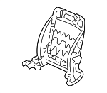 81126S9AJ11 - Body: Seat Back Frame for Honda: CR-V Image