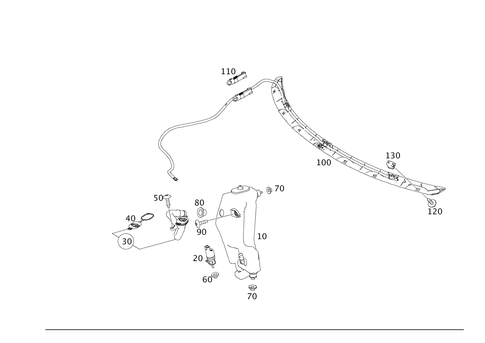 Windshield Washer for 2021 Mercedes-Benz AMG GT Black Series #0