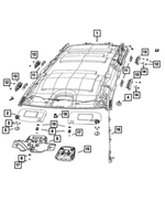 68237674AA - Interior Trim: Headliner for Mopar Image