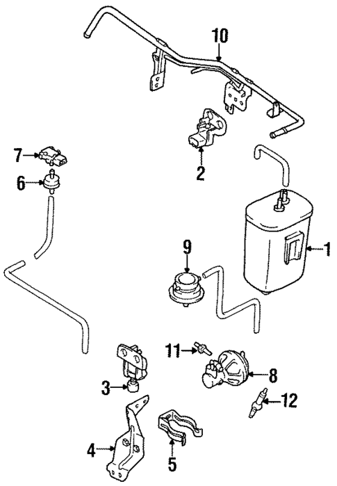 Emission Components for 2001 Chevrolet Metro #0
