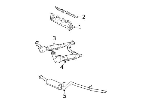 Exhaust Components for 2004 Ford F-150 Heritage #0