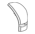 76201THRA11ZH - : Mirror Cover for Honda Image