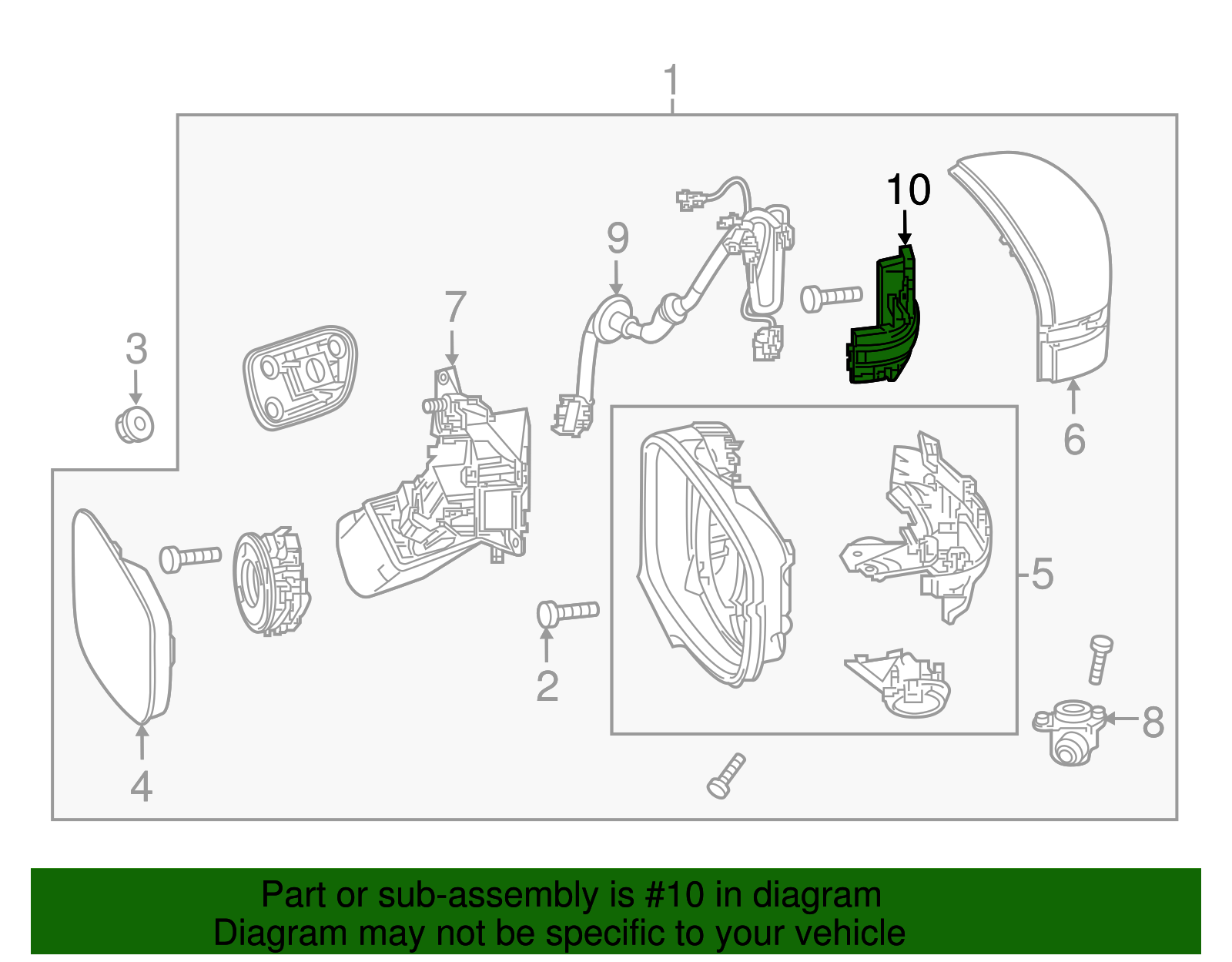 34350-TZ3-A01 - 2016-2025 Honda - Light Assembly L Side Turn | Honda ...