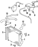 1235040312 - Cooling System: Repair Kit for Mercedes-Benz Image