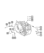 68226205AA - 6F24; 6-Speed; Automatic Transaxle: Hex Flange Head Bolt for Mopar Image