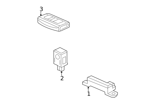 Keyless Entry Components for 2023 Acura MDX #0