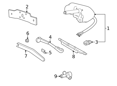 Washer Components for 2002 Volvo C70 #0