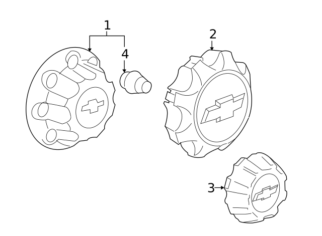 9597789 - Wheels: Hub Cap for GM Image