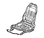 81126TLAC01 - Body: Seat Frame for Honda: Accord, Civic, CR-V, Insight Image